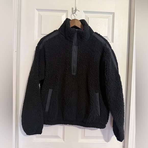 Athleta Tops - Athleta Cozy Sherpa Fleece Pullover